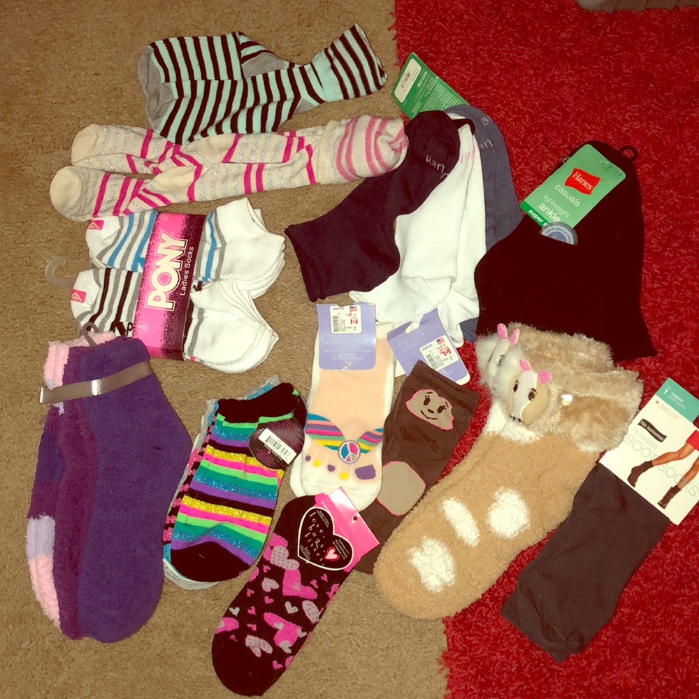 Brand new sock bundle 25+ pairs!